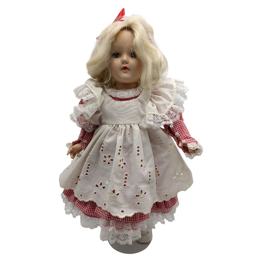 Vintage 1950s Ideal Toni Doll P-19 P-92 Blonde Hair 19" Blue Sleepy Eyes